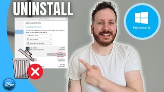 How To Uninstall Apps On Windows 10 [upl. by Ikairik]