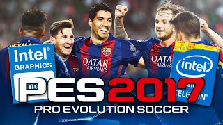 Se puede JUGAR PES 2017 en PC DE BAJOS RECURSOS 2023  Intel HD Graphics [upl. by Analart]