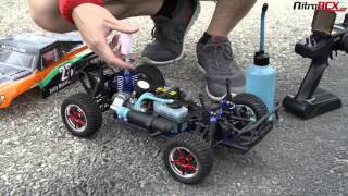 Exceed RC Nitro Gas Powered Rally Monster Truck OverviewAction [upl. by Steinberg]