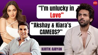 Kartik Aaryan on dating marriage rumours of Akshay Kumar amp Kiara Advanis cameo Vidya Balan amp BB3 [upl. by Oirasec521]