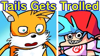 Friday Night Funkin VS Tails Gets Trolled by BF amp GF Week  Cutscenes FNF ModHard Sonic Friend [upl. by Diet694]