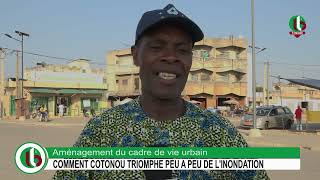 FON Aménagement du cadre de vie urbain  COMMENT COTONOU TRIOMPHE PEU A PEU DE LINONDATION [upl. by Brigette]