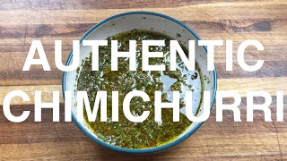 Authentic Argentine CHIMICHURRI sauce [upl. by Hamer]