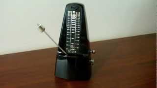 A mechanical windup metronome working [upl. by Judye]