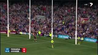 Fremantle v Essendon  The final two minutes  AFL [upl. by Tterab]