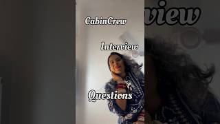 CabinCrew Interview questions 😍❤️✈️ youtubeshorts cabincrewquestions cabincrewjobs [upl. by Ursel388]