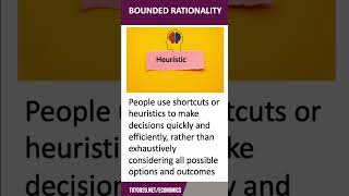 Bounded Rationality  60 Second Economics  ALevel amp IB [upl. by Ivor]