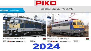 PIKO 2024as magyar vonatkozású H0 újdonságok [upl. by Ytirahc]