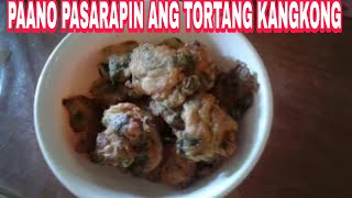 Paano magluto ng BolaBolang Kangkong  How to cook bola bolang Water Spinach  Bola Bolang Kangkong [upl. by Sucramal]