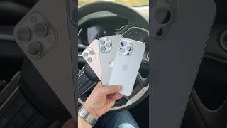 iPhone 16 Pro Unboxing White VS Natural VS Desert Titanium [upl. by Robinet]