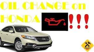 How to Change Oil on Honda Accord Crosstour [upl. by Nahem]