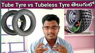 Tubeless VS Tube Tyres Benefits And Drawbacks  Advantages Of Tube Technology In Bikes  Neelu arts [upl. by Kcirdet]