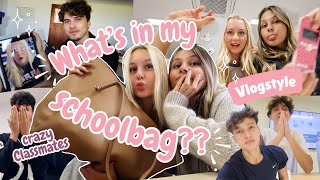 Whats in my school bag 📚 School Vlog  MaVie Noelle [upl. by Oir943]