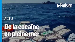 Italie  deux tonnes de cocaïne flottante saisies en mer [upl. by Herby429]