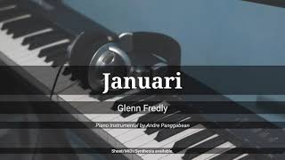 Januari  Glenn Fredly  Piano Instrumental by Andre Panggabean [upl. by Galvan]