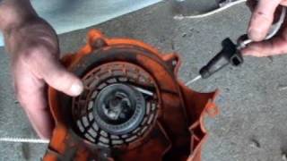 HOW TO REPLACE PULL CORD STIHL BLOWER [upl. by Annaierb]