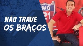 DICAS DE COMO EVITAR QUE OS BRAÇOS quotTRAVEMquot NA PISTA DE MOTOCROSS  WG21 [upl. by Noe]