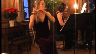 Debussy  Il pleure dans mon coeur for flute cello amp piano [upl. by Plafker]