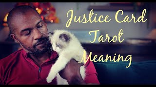 Justice Card Tarot Meaning [upl. by Misty]