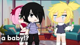 Rockabye👶🏻•🐍SasuNaru🦊•Sad Naruto Gacha Memes [upl. by Andert336]