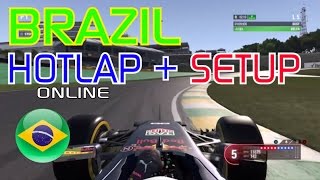 F1 2016  Brazil Online Hot Lap  Setup  109586 [upl. by Pitzer]