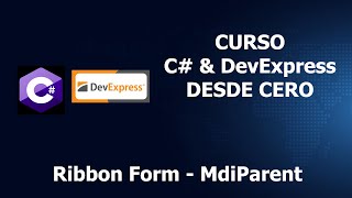 DevExpress y C RibbonForms  IsMdiContainer [upl. by Etteb6]