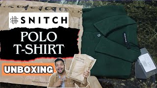 Snitch Polo T shirts for men 2024  UNBOXING  Classic Polo Tshirts online under 999 [upl. by Calli]