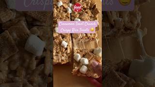 Cinnamon Toast Crunch Crispy Rice Treats 🤤 recipe [upl. by Nahtanohj]