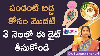 పండంటి బిడ్డ కోసం ఈ డైట్‌ తీసుకోండి  Best Diet In First Trimester Of Pregnancy For A Healthy Baby [upl. by Gaut825]