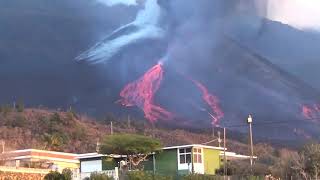 Driving towards the Volcano La Palma Oct 25th [upl. by Florencia]