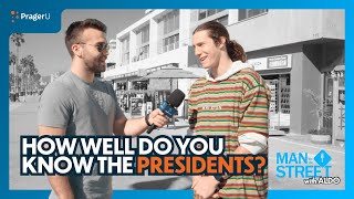 How Well Do You Know the Presidents  Man on the Street [upl. by Anavahs]