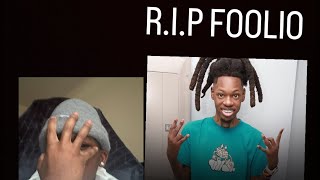 RIP FOOLIO Foolio “When I see you” REACTION [upl. by Yelrahs378]