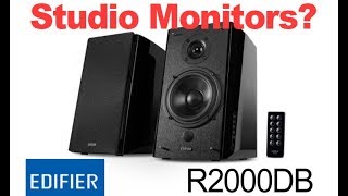 Edifier R2000DB desktop bluetooth speakers review as Studio Monitors [upl. by Yarw]