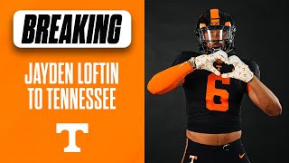 Tennessee Football lands commitment from 2025 EDGE Jayden Loftin out of New Jersey I GBO [upl. by Rhett]