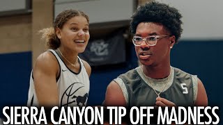 Bryce James amp Jerzy Robinson Highlight Sierra Canyon Tip Off Madness [upl. by Lluj861]