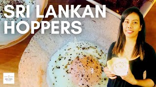 Sri Lankan Hoppers  Hoppers Recipe  Homemade  Den’s Taste [upl. by Evot]