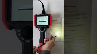 handheld video inspection borescope with front view and side view [upl. by Zzaj]