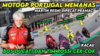 PANAS BOS DUCATI DAN TIM ROSSI CEKCOK MARTIN AKHIRNYA DIPECAT BERITA MOTOGP 18 MARET 2024 [upl. by Luht]