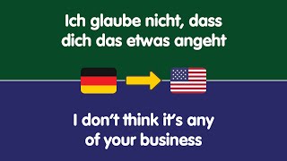 Haben Sie diese englischen Sätze bereits gelernt [upl. by Eillehs]