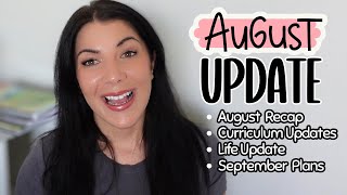 HOMESCHOOL UPDATE How Our August Went [upl. by Prent959]