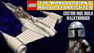 LEGO Mandalorians NABOO STARFIGHTER  CUSTOM MOC Build [upl. by Alicea506]