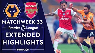 Wolves v Arsenal  PREMIER LEAGUE HIGHLIGHTS  742020  NBC Sports [upl. by Akehs112]