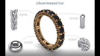 COUNTERSKETCH Eternity Ring [upl. by Attenaz]