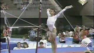 Uneven Bars Dismount Gymnastics Guide [upl. by Utimer]