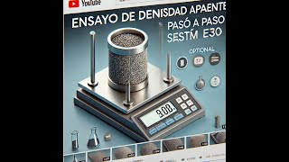 Ensayo de Densidad Aparente de Agregados Según ASTM E30 [upl. by Damarra430]