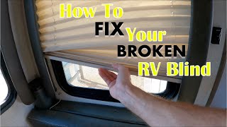 How To Fix Your Broken RV DayNight Shade Blind [upl. by Sivart]