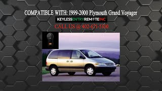 How To Replace Plymouth Grand Voyager Key Fob Battery 1999 2000 [upl. by Femi]