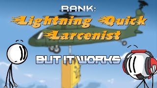 Lightning Quick Larcenist But it WORKS  The Henry Stickmin Collection [upl. by Lundt726]