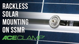 AceClamp A2 Solar PV Kit Installation  Solar panel mounts for metal roof [upl. by Pressman924]