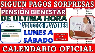 🚨SIGUEN PAGOS BIENESTAR SORPRESAS 💳 lCONFIRMA ARIADNA Y CLAUDIA❗FECHAS Y LETRAS ¡CALENDARIO OFICIAL [upl. by Yracaz]